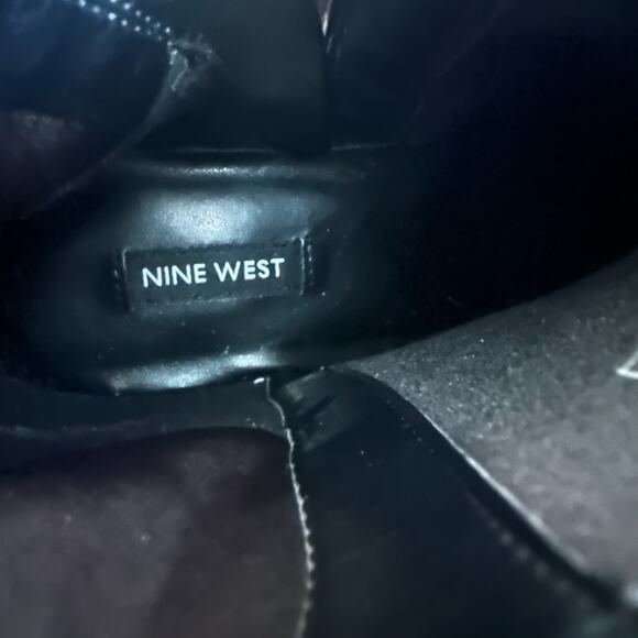 Nine West Talles 2 Tweed and Chain Ankle Moto Boot 8 - Picture 9 of 10